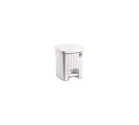 Square Dust Bin Pedalina White 4.5L