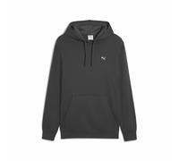 Square Embroidered Logo Hoodie charcoal grey