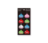 Square Enix 255943 Dragon Quest Stationery Shop Decoration Sticker, King Size, Dot Slime