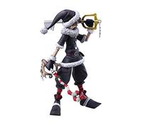 Square Enix XKHBAZZZ01 Bring Arts - Kingdom Hearts II Sora Christmas Town Version Action Figure, Multicolor, 15cm