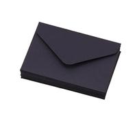 Square Envelope 10-100 Pcs Classical White Black Kraft Blank Mini Paper Window Envelopes Wedding Invitation Envelope for Card Making(Black-40pcs)