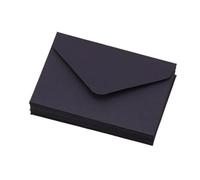 Square Envelope 10-100 Pcs Classical White Kraft Blank Mini Paper Window Envelopes Wedding Invitation Envelope for Card Making(Black-40pcs)