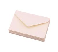 Square Envelope 10-100 Pcs Classical White Kraft Blank Mini Paper Window Envelopes Wedding Invitation Envelope for Card Making(White-40pcs)