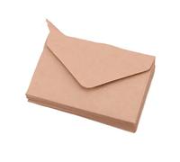 Square Envelope 20Pcs 22x11cm Blank Mini Paper Window Envelopes Classical White Black Kraft Wedding Invitation for Card Making(Dark Yellow)