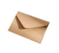 Square Envelope 20pcs/lot Black White Kraft Paper Envelopes Vintage Envelope for Business Card Invitation Back to School for Card Making(Color 2)