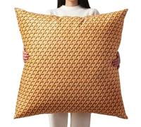 Square Extra Large Cushion Covers 70x70,80x80cm,Super King Size Pillow Cases Soft Throw Pillow Cover with Invisible Zipper Decorative pillowcases for pillows Sofa(Color:Golden Pineapple,Size:60x60 cm