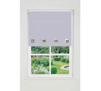 NewEdgeBlinds White Square Eyelet Edge Roller Blind - 115cm
