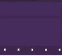 Square Eyelet Roller Blind Easy Fit Trimable Home Office Window Blinds (Aubergine, 60cm x 165cm (23.6" x 65"))