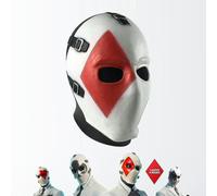 (square face) Fortnite Poker Face Mask Headgear Dress Up Game Cosplay Props Fortnit Halloween Ball