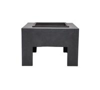 Ivyline Square Fire Pit & Square Console Granite