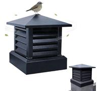 Square Fireplace Chimney C 1424in Aluminum Alloy Roof Vent Cover Rain & Wind Protect for Outdoor Chimney Flue (14x14in/35x35cm)