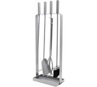 Square Fireside Tool Set Marco Paul Silver One Size
