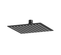 Balterley Square Fixed Head Matt Black 200mm Balterley Black