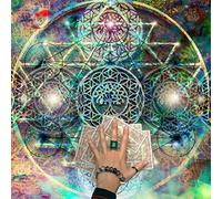 Square Flannel Tarot Altar Cloth Card Board Game Astrology Oracles Card Pad Table Cover Card Mat Divination Tablecloth tarot table cloth tarot reading cloth tarot spread cloth divination tablecloth