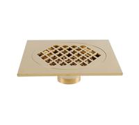 Square Floor Drain Stainless Steel 15x15cm, Durable Shower Waste Drain, Easy Installation for Efficient Water Flow and Drainage in Bathroom