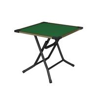 Square Folding Maong Table for 4 Players, Portable Card G Table with Resistent Metal Fe, Easy Setup and Sto, Ideal for Poker, Blackjack, and Family Entertainment