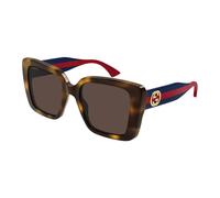 Square Frame Sunglasses- female- Gucci- Sunglasses- Brown- 53 MM- Accessories 53 MM