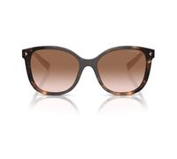 Square Frame Sunglasses with Metallic Details - female - Prada - Sunglasses - Brown - 53 MM - Accessories 53 MM