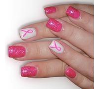 Square French Glittering Press On Nails For Quick And Stylish Manicure Acrylic Nails Art Decoration Easy To Apply Recyclable Scintillate Computational Intelligence Hoofs