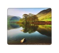 Square Gaming Mouse Pad Lake District National Park Print Comfortable Mouse Mat Pad Rubber Anti Slip Base Computer Mouse Pads for Desk Computers Laptop Office, Gaming 9.4"x7.9"
