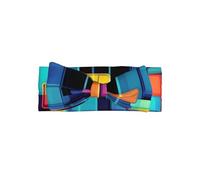 Square geometry diagram All-over printed baby bow headband matches any outfit for babies, toddlers and kids