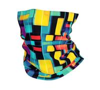 Square geometry diagram Multifunctional sports headband, outdoor protective elastic headband, suitable for sports such as running, cycling, and fishing.