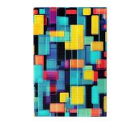 Square geometry diagram Picture puzzle.Wooden Jigsaw Puzzle for Adults Kids, Challenging jigsaw puzzle decorations