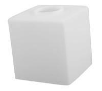 Square Glass Lamp Shade Replacement E27 Base White 100mm