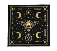 Square God's Thoughtfulness Butterfly Star Astrology Tablecloth Tarot Tablecloth Witchcraft Supplies Butterfly Star Pattern Tarot Card Spiritual Cover Cloth