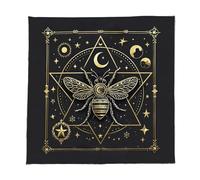 Square God's Thoughtfulness Butterfly Star Astrology Tablecloth Tarot Tablecloth Witchcraft Supplies Butterfly Star Pattern Tarot Card Spiritual Cover Cloth