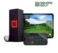 SQUARE GOLF Indoor Golf Launch Monitor, Black