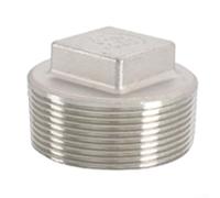 Square Head Water Pipe, 304 Stainless Steel with Inner and Outer Screws, Designed for Reliable Connection in Various Fields (DN80)