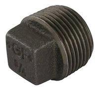 Square Headed Plug 1.1/2" BSP - Malleable Iron