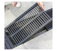 Square Heavy-Duty Drainage Grates for Sewers & Trenches, Easy-to-Cut Outdoor Water Management Solution