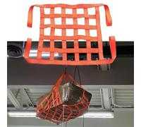 Square Heavy-Duty Safety Lifting Net Straps, Cargo Net For Lifting Heavy Load, Polyester Flat Sling Hoisting Net For Construction Rigging & Moving(3 X 3/Mesh 20cm/Load 3.5t)