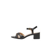 Square Heel Faux Leather Court Shoes for Women s.Oliver Noir 37