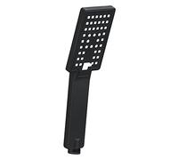 Square High-Pressure Handheld Showers 3 Settings Adjustable Anti-Leak Shower Head Showerhead, Matte Black