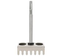 Square Hole Cutter For Electric Hammer Sds Tool, Punch For 86 Type Junction Boxes, Steel Made, Accurate 24Mm Cuts, Ideal For Cement, Concrete, And Brick