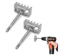 Square Hole Cutter for Electrical Box, Heavy Duty Metal Slot Punch Tool for Brick & Concrete, Electrician Wall Chisel for Switch Box Installation, 86 Type (2)