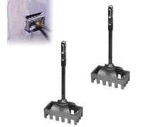 Square Hole Cutter For Electrical High Strength, High-Strength Square Hole Punch for 86-Type Junction Boxes, Concrete Hole Bit For Brick Concrete Cement Stone (2 pcs)