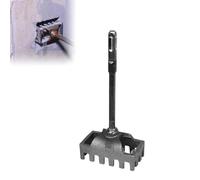 Square Hole Cutter For Electrical High Strength, High-Strength Square Hole Punch for 86-Type Junction Boxes, Concrete Hole Bit For Brick Concrete Cement Stone (Black)