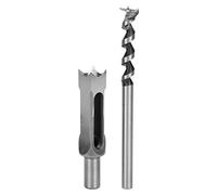 Square Hole Drill Bit, 22 Mm Square Hole Drill Bit, Bearing Steel Square Drill Bit Mortise Drill Bit with Square Hole Drilling Machines and Square Tenon Machines for Both Woodworki