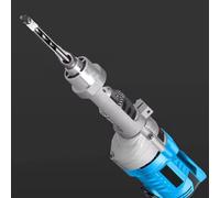 Square Hole Drill Bit Adapter Fixing Bracket for Electric Drill, Mortiser Bit for Woodworking, Aluminium Alloy Tool for Hand Drills