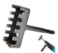 Square Hole Punch for Electrical Box, Chrome Steel Square Slot Cutter, Outlet Cutter Oscillating Tool for Brick Concrete Cement Stone