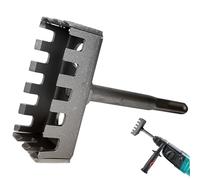 Square Hole Punch for Electrical Box, Chrome Steel Square Slot Cutter, Outlet Cutter Oscillating Tool for Brick Concrete Cement Stone