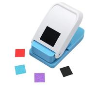 Square Hole Punch, Manual Square Paper Punch, Craft Lever Punchs, Embossing Puncher, Squares Punches For Paper Crafts, Corner Cutter Tool For Sorting Files, DIY Tab Making, Scrapbooking, Card Making