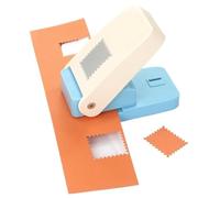 Square Hole Punch Rectangular Postage Stamp Punch Portable Heavy Duty Postage Craft Puncher For Stamps Label Making Scrapbooking Paper Crafts