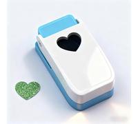 Square hole punching machine, portable scrapbook square printing machine, sorting corner cutter, DIY craft tools, cardboard/corrugated paper/aluminum/copper plate (Heart-shaped)