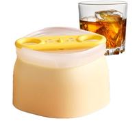 Square Ice Mold, Cocktail Ice Molds - 3 x Ice Lolly Sticks Ice Molds, Easy Popsicle Release with Lid, Keep Drinks Colder