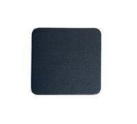 Square Imitation Leather Cup Mat Home Coaster Waterproof Oil Resistant Non-slip Pad Heat-insulating Tea Coffee Mug Drinks Holder(Schwarz)